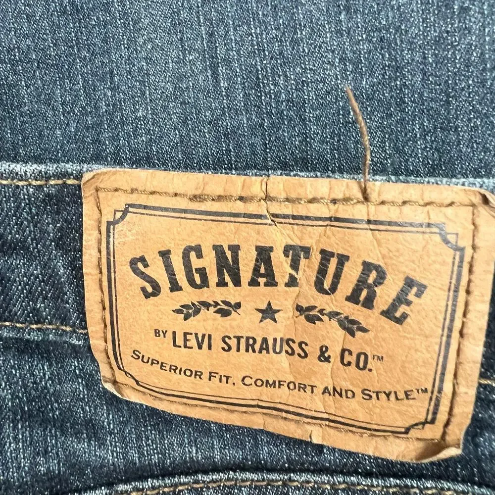 Levi’s Signature by Levi Strauss straight leg stretch Jeans men’s 34x34 med wash